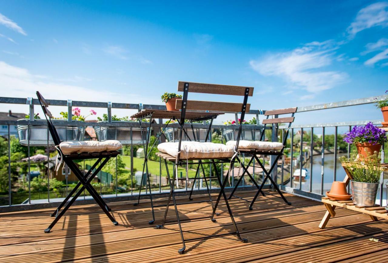 Deichkroenchen Ferienwohnung Altes Land Hamburg 约克 外观 照片